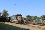 CSX 4313 heads north towards the yard office